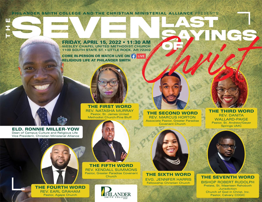 The Seven Last Sayings of Christ flyer